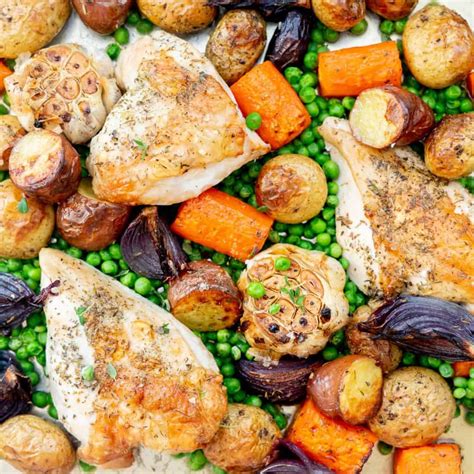 tray bake roast chicken
