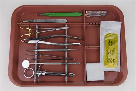 Tray Setup For Surgical Extraction