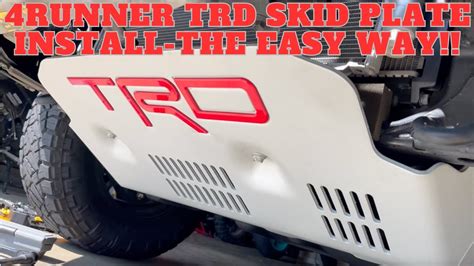 Trd Skid Plate 4Runner Install