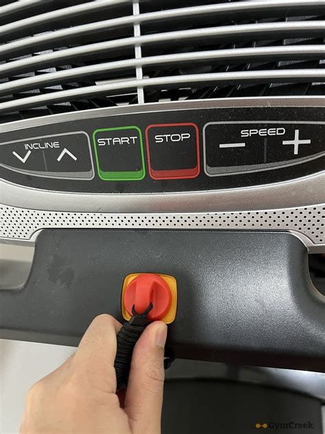 Treadmill Key Not Working