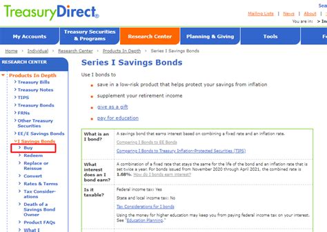 treasury direct website buy i bonds