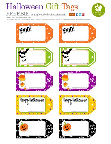 Treat Bag Tags Printable: Perfect For Any Occasion