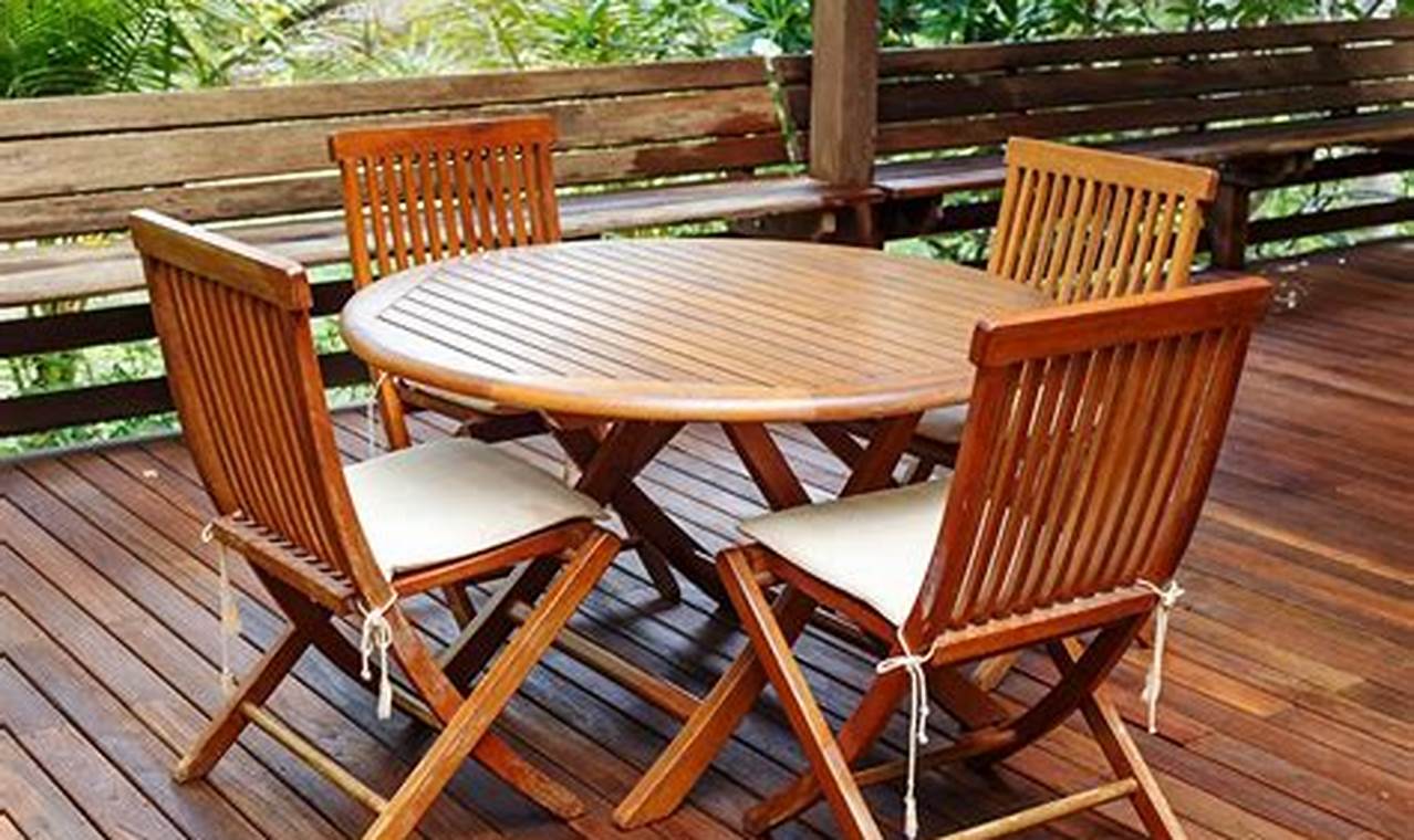 treatment for teak outdoor furniture