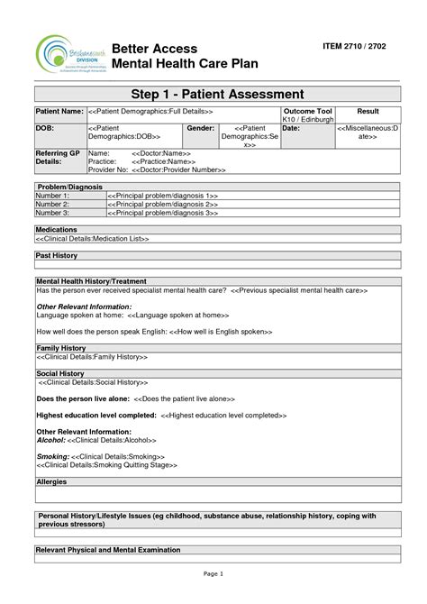 38+ Free Treatment Plan Templates in Word Excel PDF