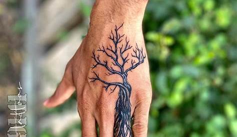 Tree Hand Tattoo Ideas 60 Small s For Men Masculine Design