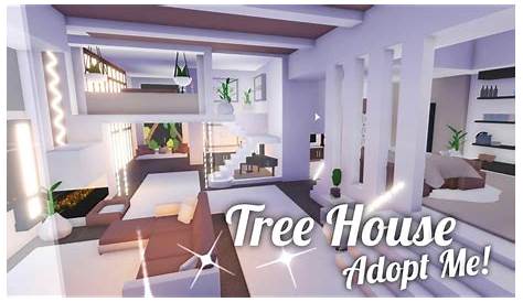 Treehouse Adopt Me - House Tour - Roblox 💜🌙 - YouTube