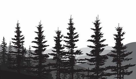 Trees Silhouette Vectors - Download Free Vector Art, Stock Graphics