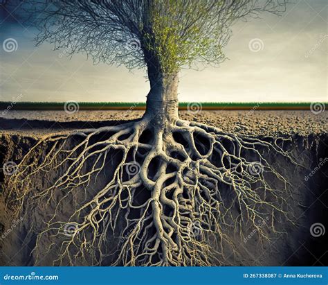 Tree Art With Roots
