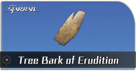 Tree Bark Of Erudition