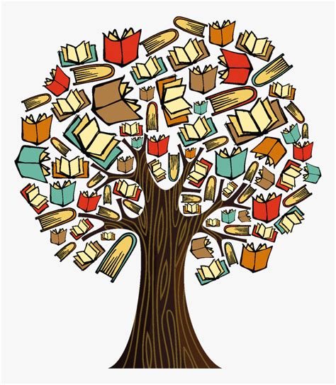 Tree Book Clipart