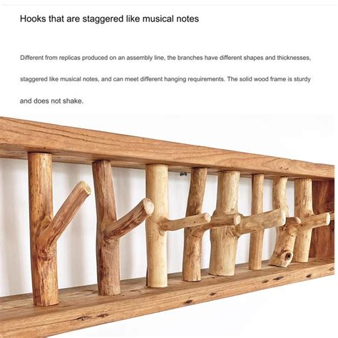 Tree Branch Coat Hooks