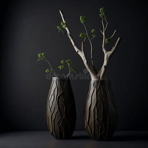 Tree Branches In Vases