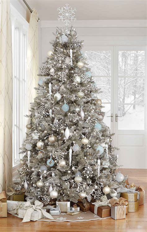 Tree Decorating Ideas Silver