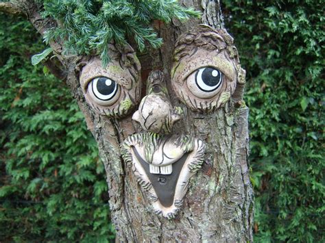 Tree Faces Garden Art