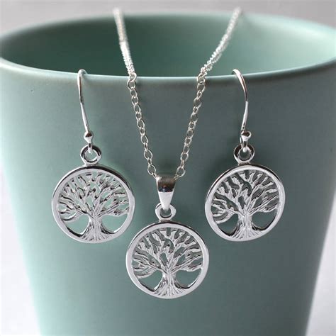 Tree Jewellery In Silver