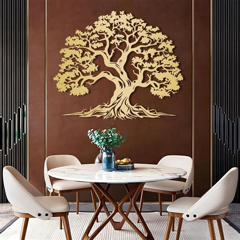 Tree Metal Wall Art Large