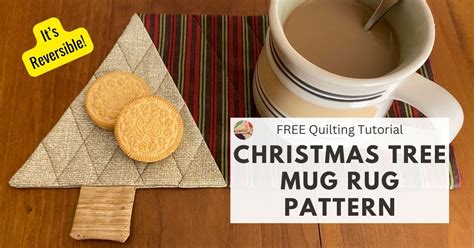 Tree Mug Rug Pattern