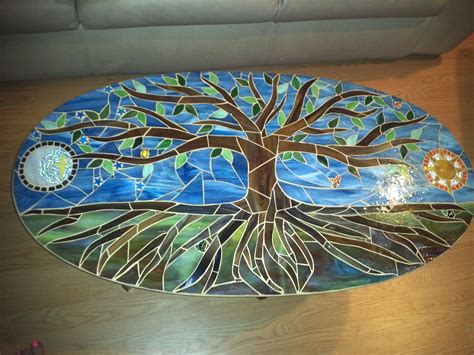 tree of life tile mosaic