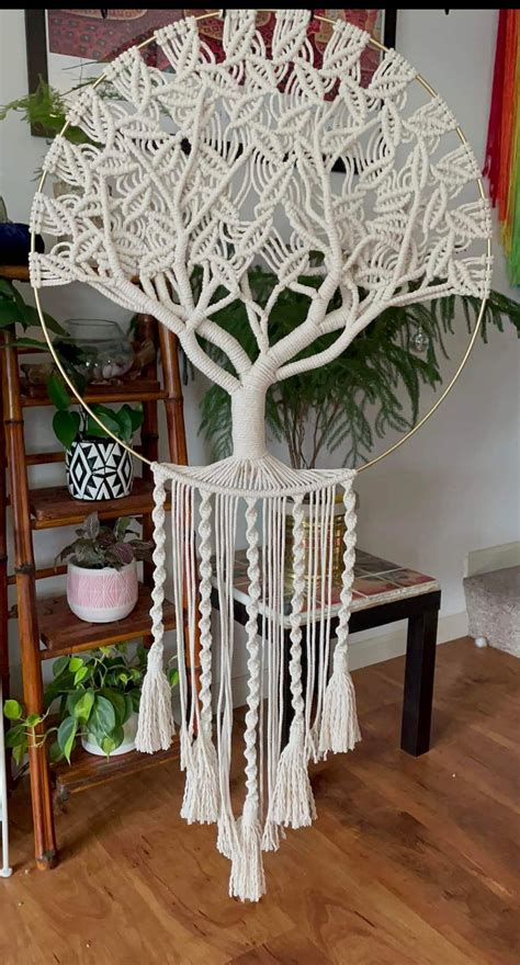 Tree Of Life Wall Hanging Macrame