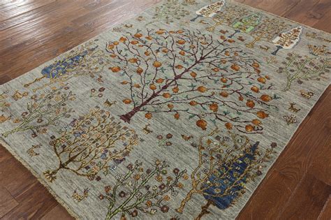 tree of life wool rug