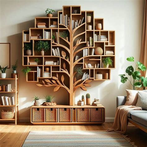 Tree Shape Book Shelf