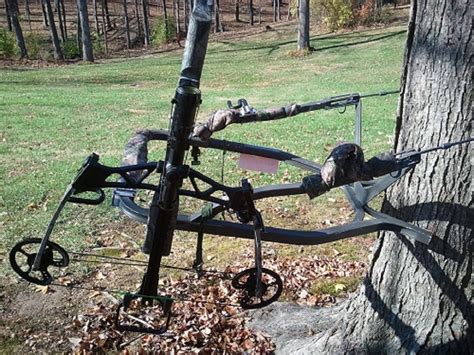 Tree Stand Mounted Bow Holder