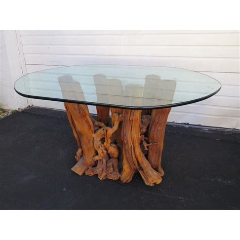Tree Trunk Base Table