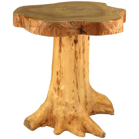 Tree Trunk Table Side Table