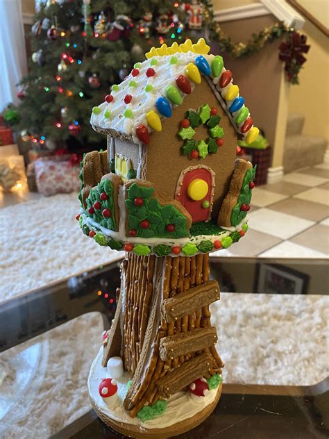 Treehouse Gingerbread House