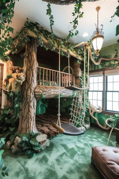 Treehouse Themed Bedroom