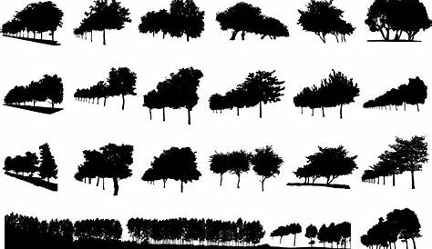 Treeline Silhouette Clip Art at GetDrawings | Free download