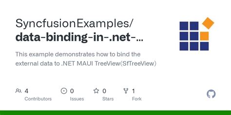 Treeview Data Binding Example