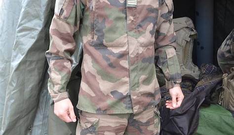 Treillis Militaire Armee Francaise F2 Armée Française Camouflage CE Pantalon