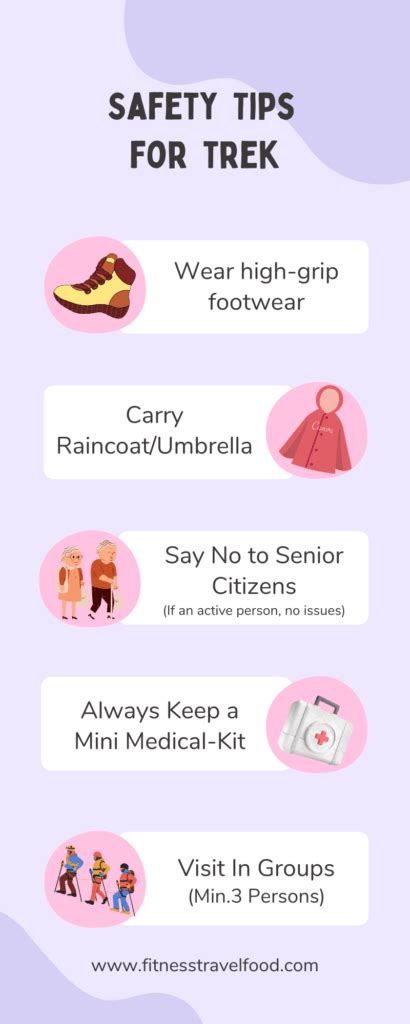 trek safety tips