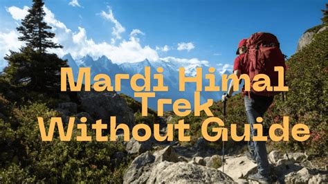 trek without a tour guide