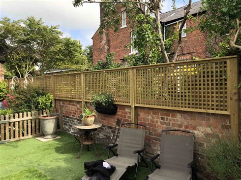 Trellis Fence On Wall