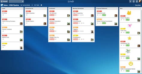 trello board examples for accounting