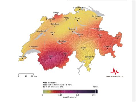 tremblement de terre en suisse