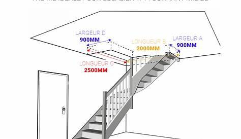 Escalier un quart tournant 12 marches Structure métal et