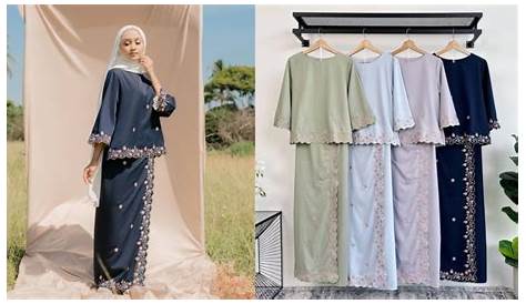 Baju Raya Ideas Simple | Baju kurung moden style, Pakistani dress