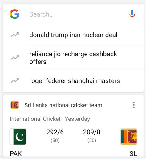 trending searches on google