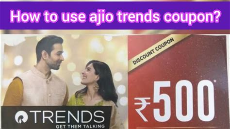 Ajio.com: Get 500 Rupees Off Your Next Purchase With Online Coupon