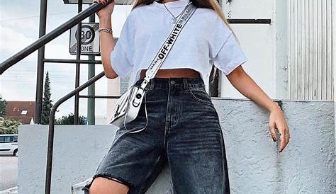 Trendy Outfits With White Baggy Jeans How Street Style Stars Wear StyleCaster
