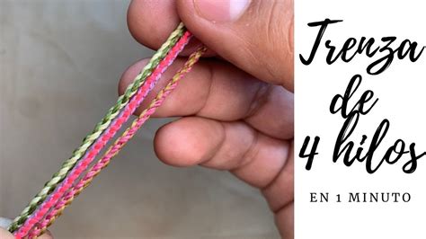 Trenza De 4 Hilos Paso A Paso