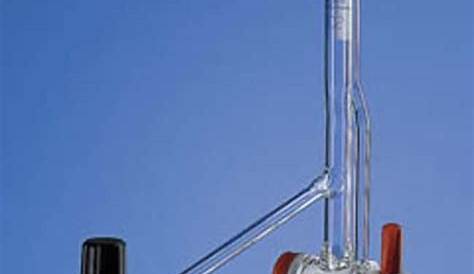 Trepane Des Burettes Schellbach Glass ASTM Graduated Burette With Glass Key