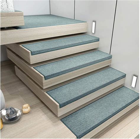 vidaXL TeppichTreppenstufen 15 Stk. 65 x 25 cm Weiß gitoPARTS