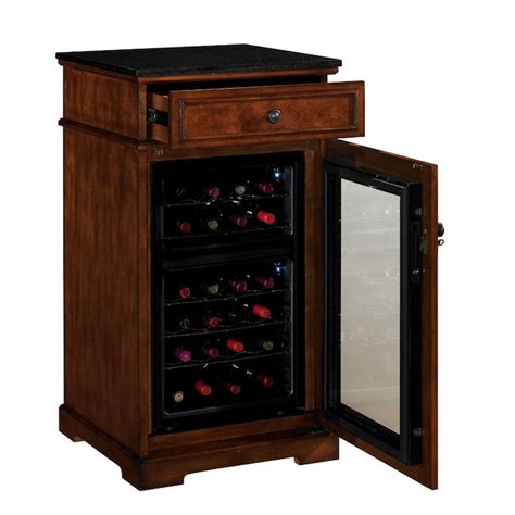 tresanti 24 bottle wine cooler with granite top