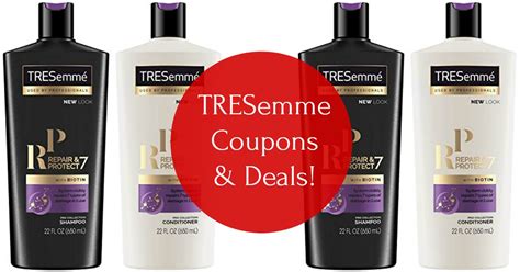 15 Coupons 5/2 Tresemme Pro Pure + 4/2 Tresemme Pro Collection