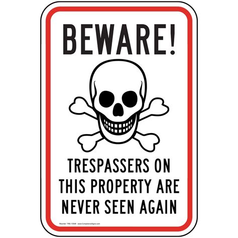trespassers beware