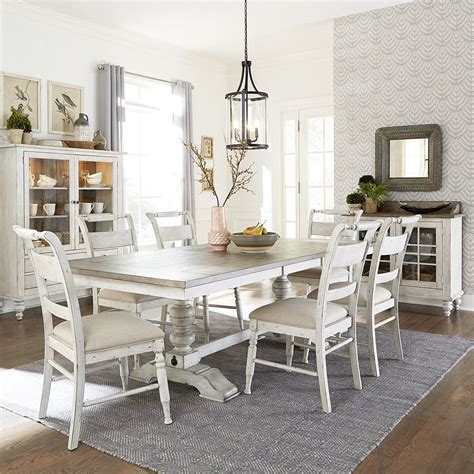 trestle extension dining room table
